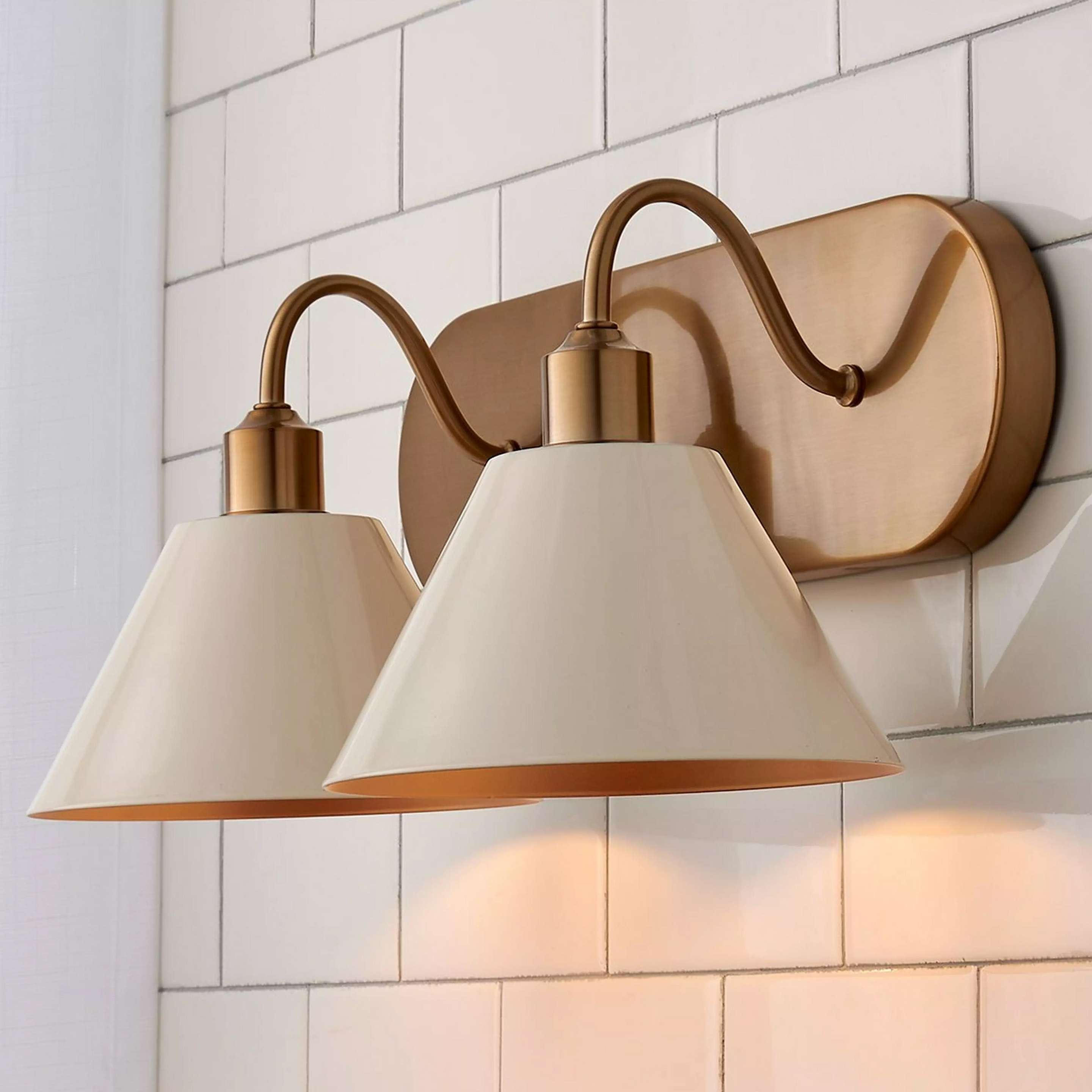 Chris Loves Julia Edie Vanity Light - 2 Light