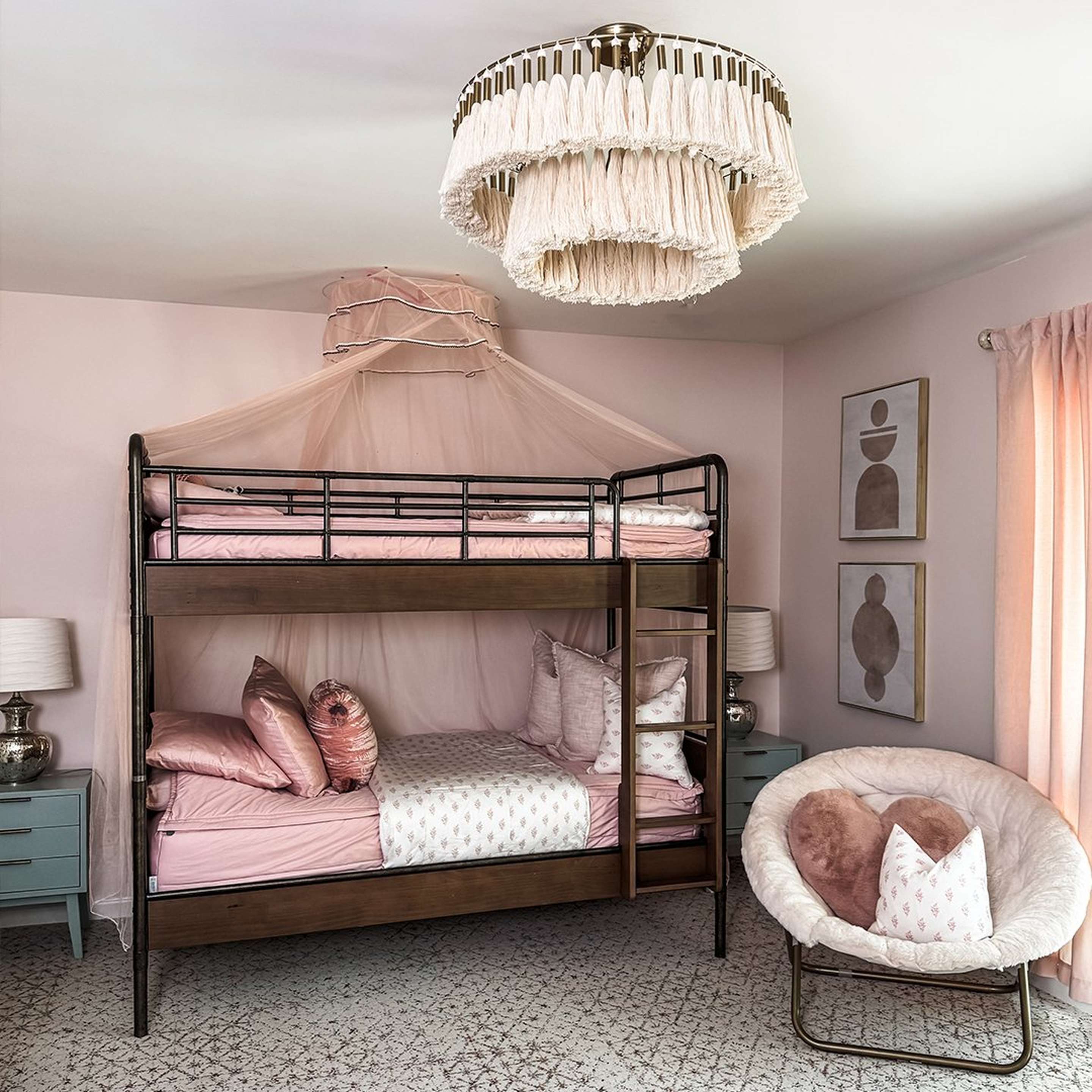 Toni Tassel Tiered Chandelier