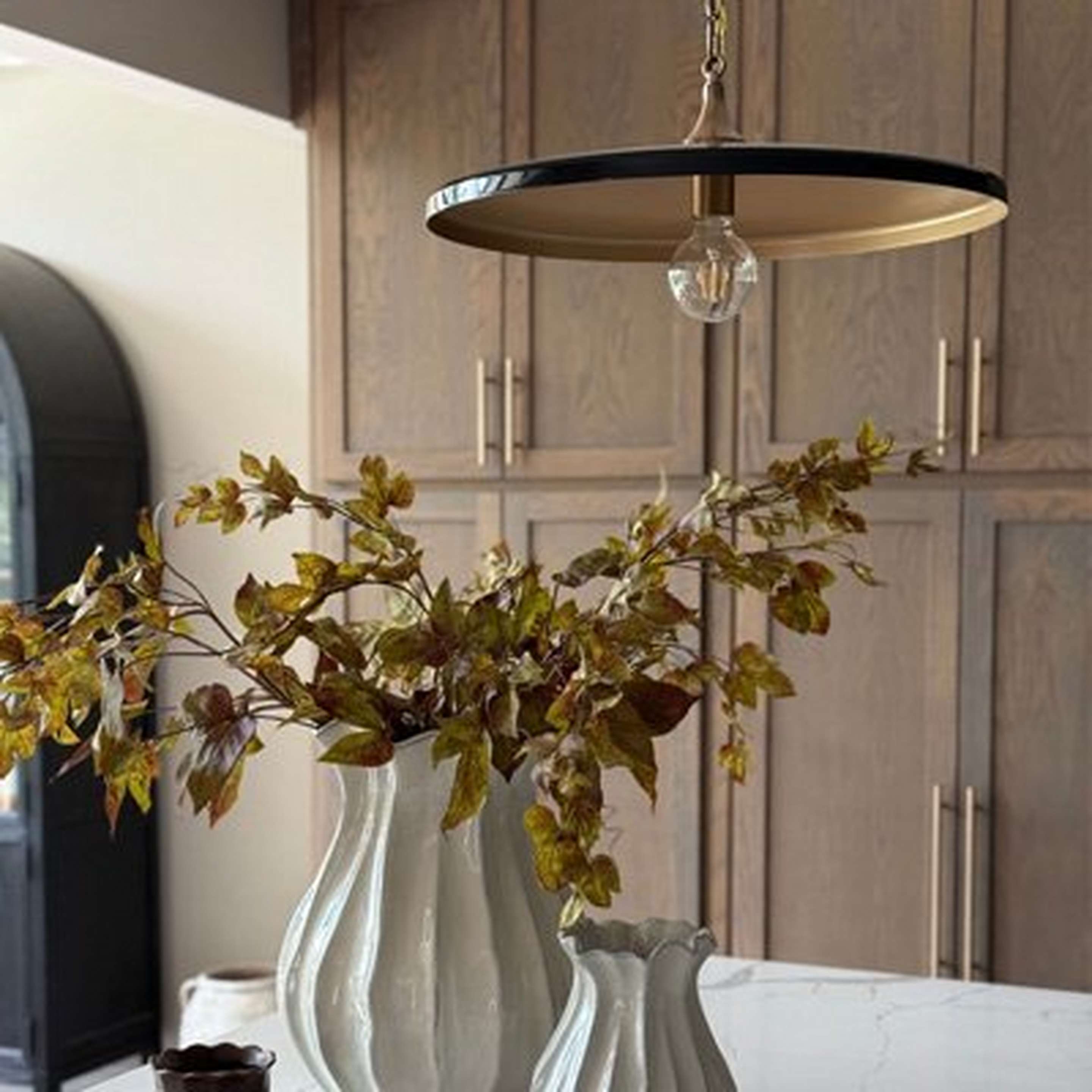 Chris Loves Julia Victor Pendant in a kitchen