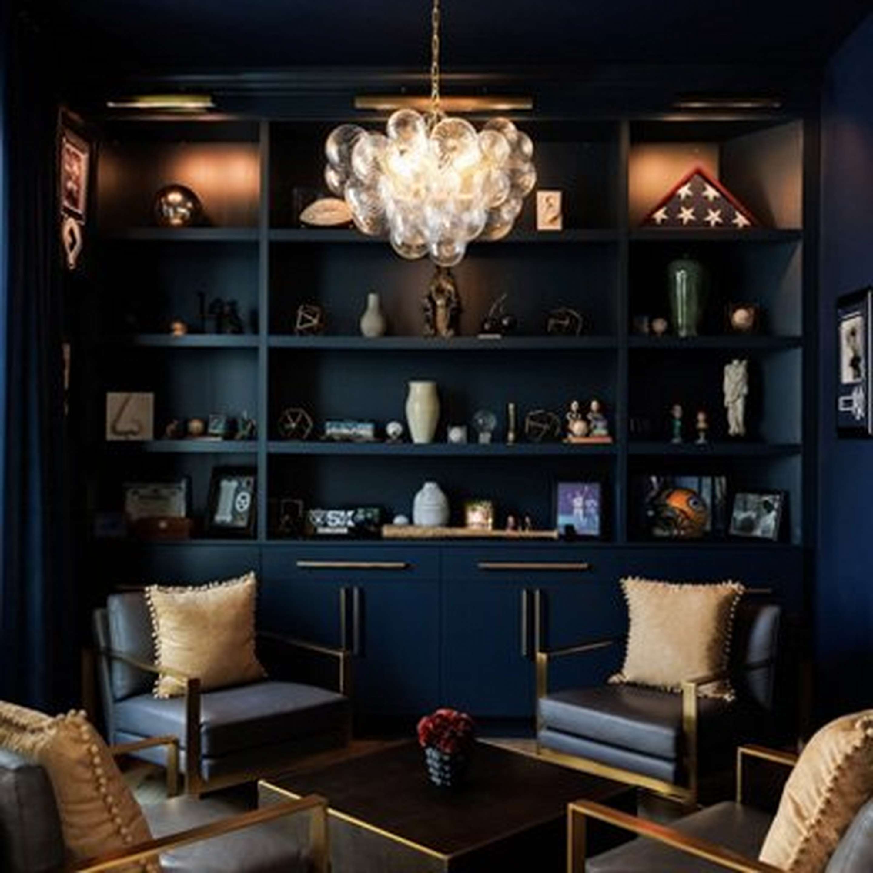 Amalia Chandelier in a study