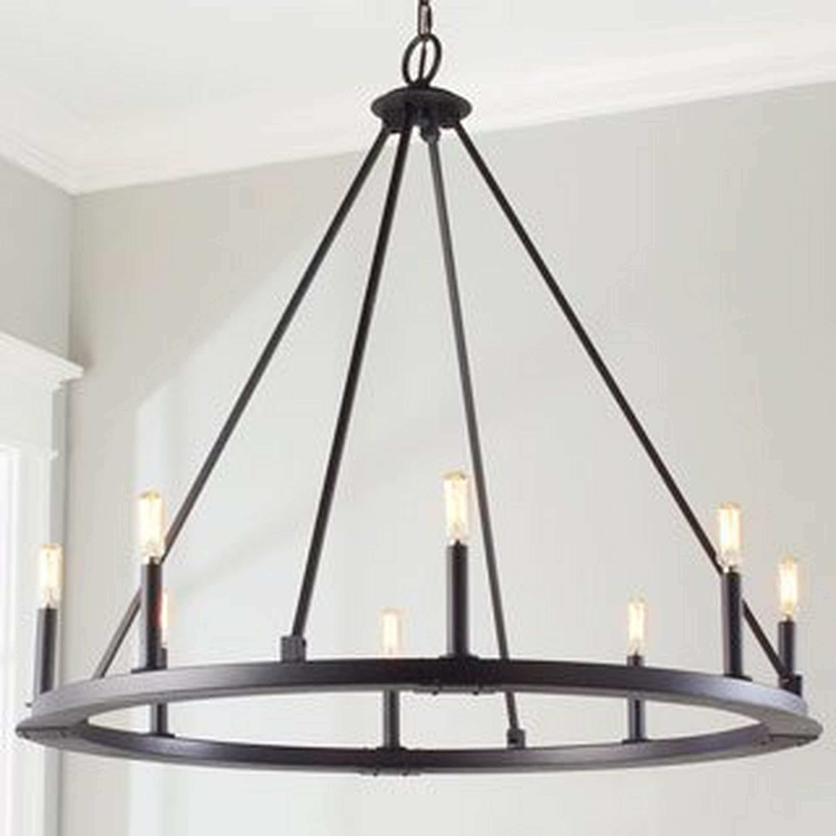 Minimalist Iron Ring Chandelier