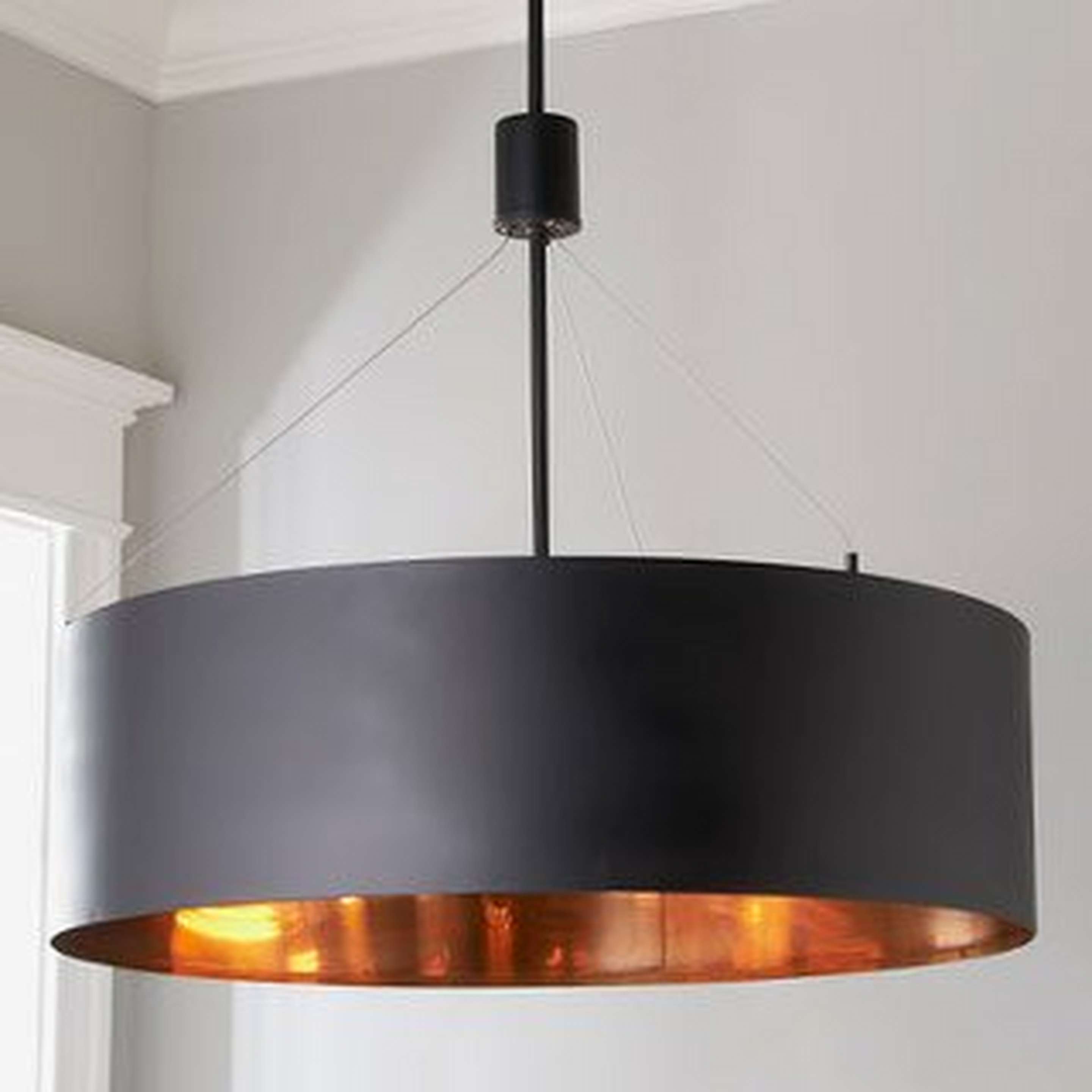 Modern Float Drum Chandelier