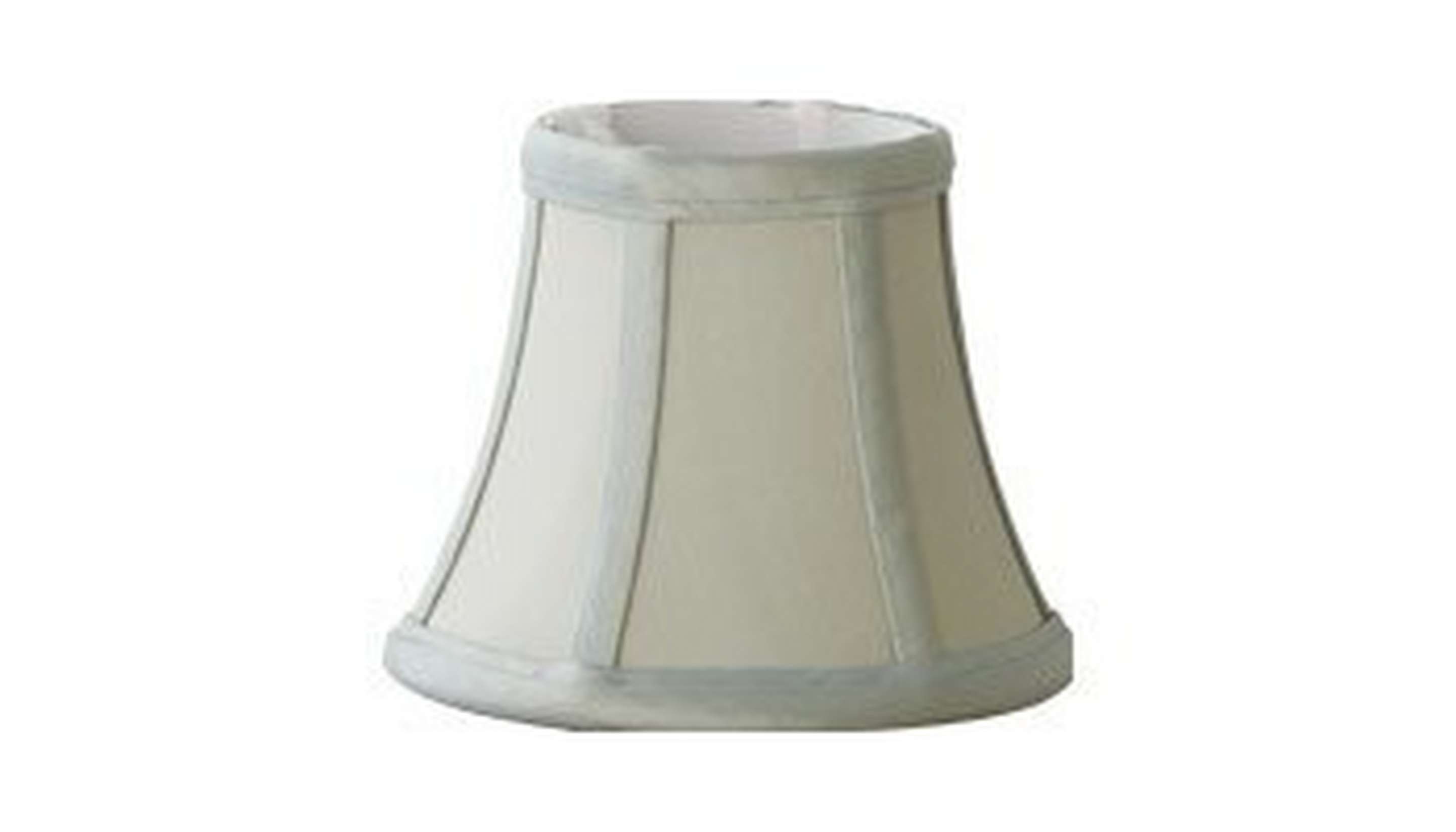 5” Dupioni Silk Bell Chandelier Shade