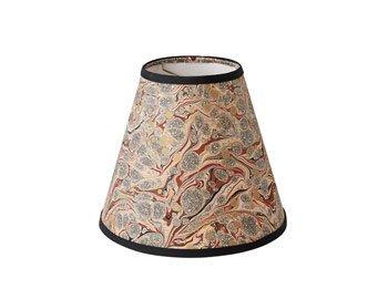 12” Marbled Paper Cone Shade
