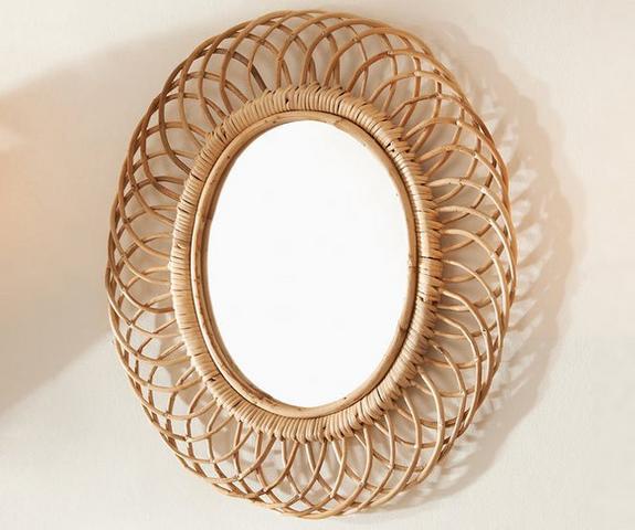 Bamboo Loop Wall Mirror