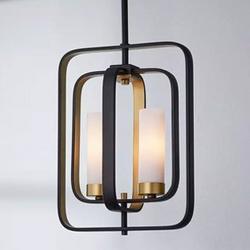 Bronze and Gold Soho Loft Convertible Lantern