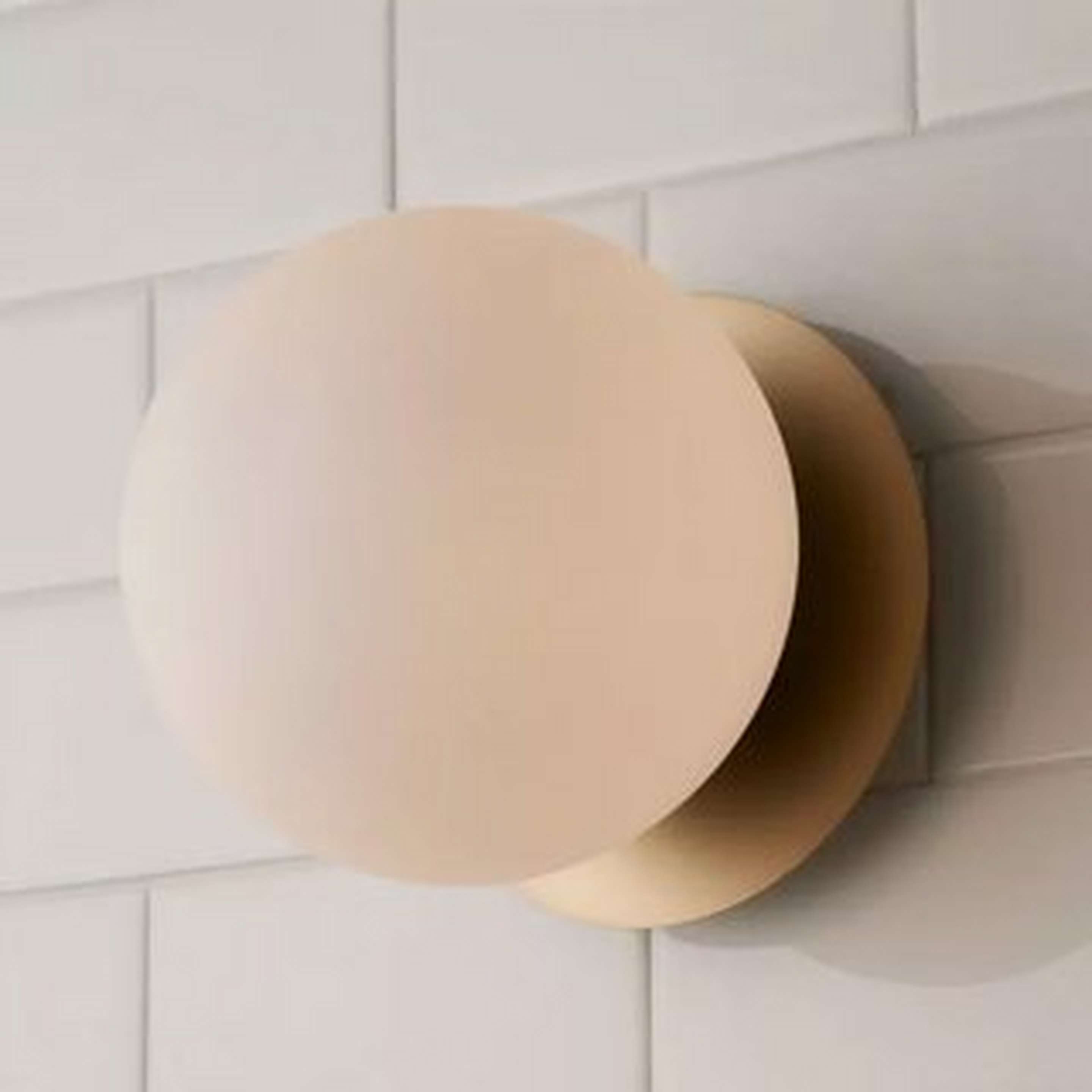 Modern Milky globe Bath Sconce