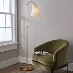 Burnished Brass Nonnie Adjustable Floor Lamp