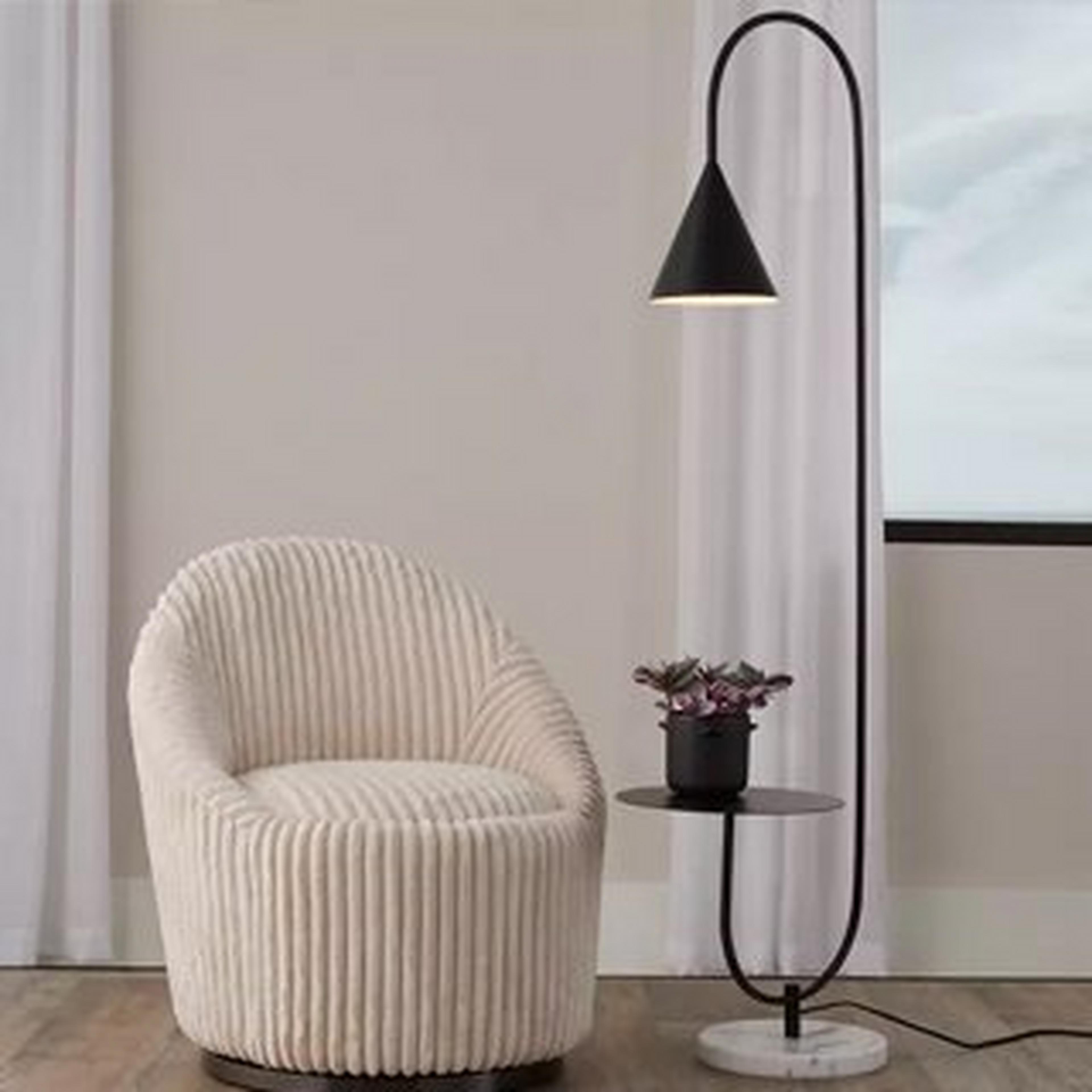 Hypatia Floor Lamp and End Table