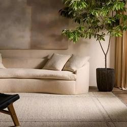 Cream Anji Hand-Tufted Rug