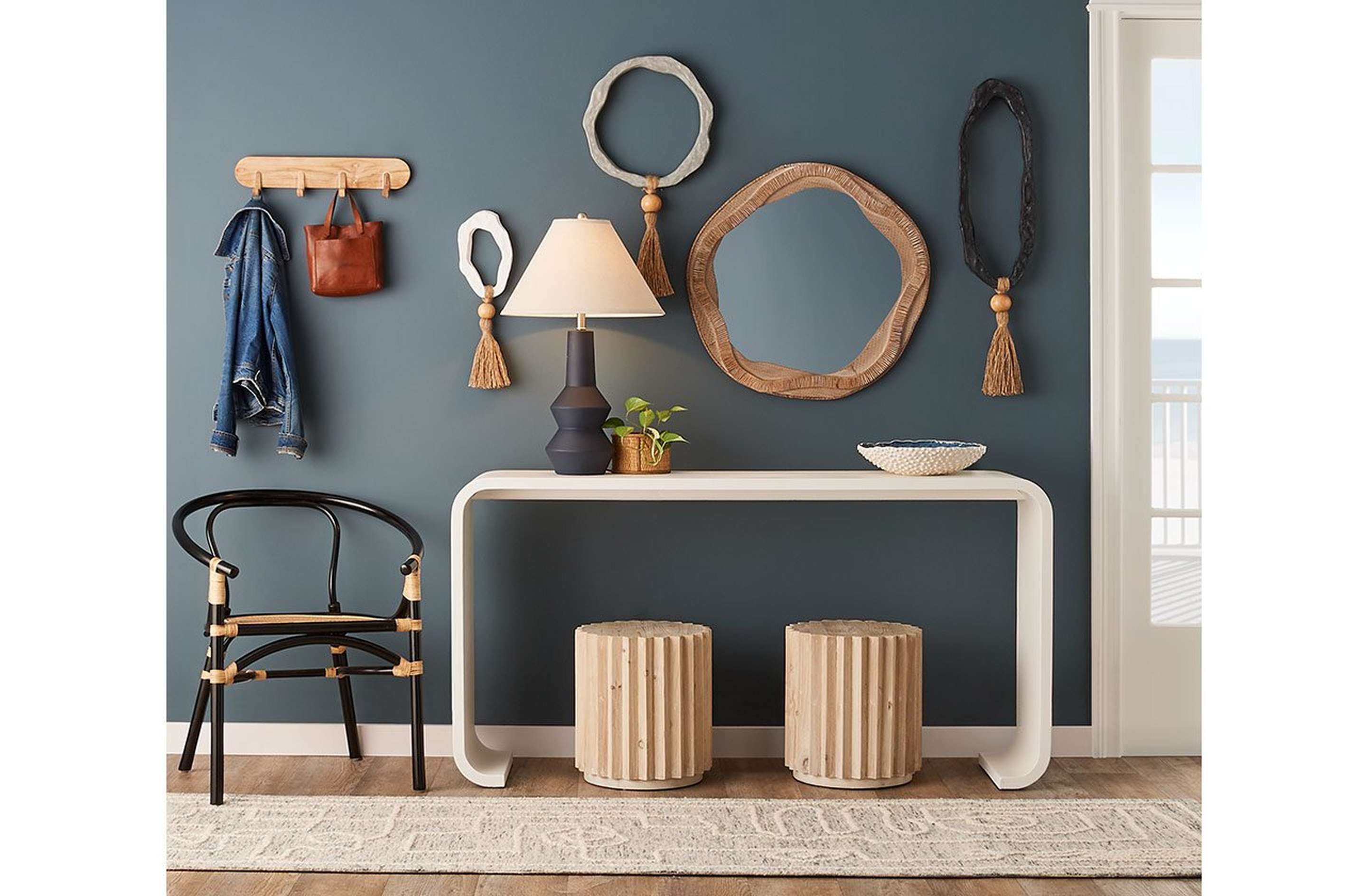 Geometric Accents Organic Curves and Plush