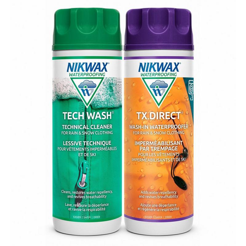 Nikwax Shell Care Kit (Tech Wash & Tx Direct Wash-In)