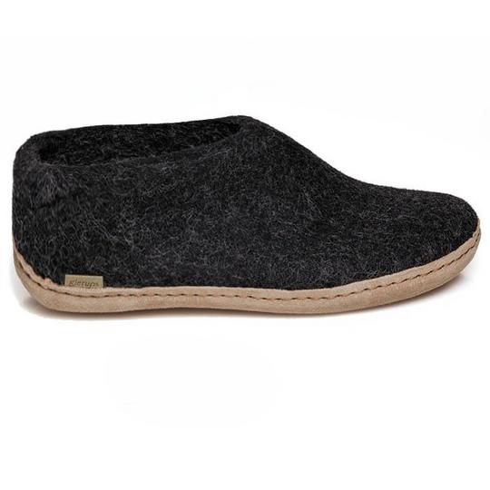 Glerups Unisex Wool Leather Sole Slipper