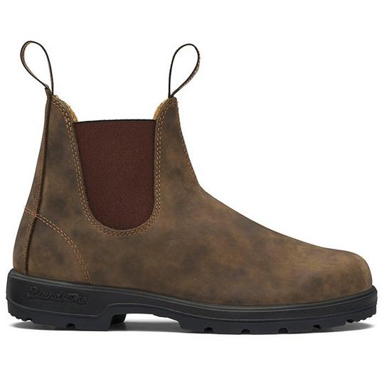 Bottes en cuir doubl es  585 - Brun rustique