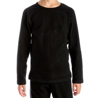 Juniors' [3-16] Velvet Fleece Crew Top