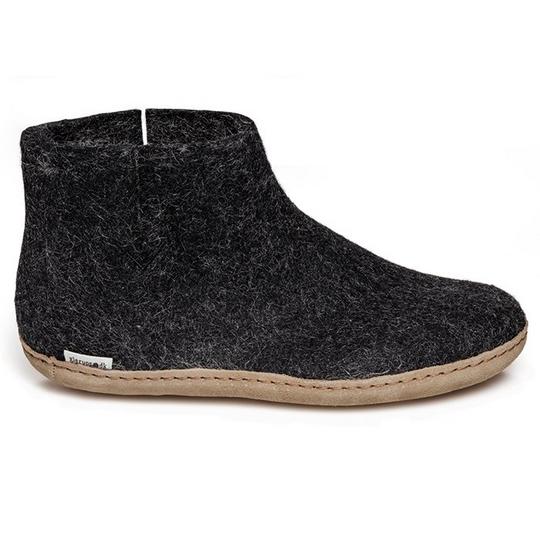 Glerups Unisex Wool Leather Sole Slipper Boot