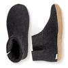 Unisex Wool Leather Sole Slipper Boot
