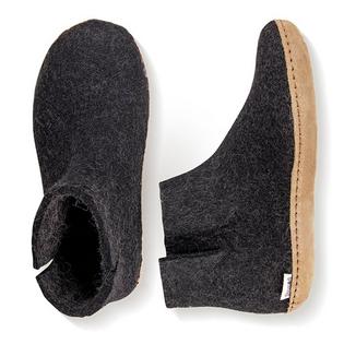 Glerups Unisex Wool Leather Sole Slipper Boot