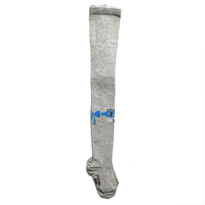 Little Marc Jacobs | Girl's Bunny Tights, Grey, Size 12-18 mo