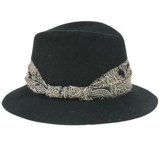 Chapeau Ribbon Fedora pour femmes