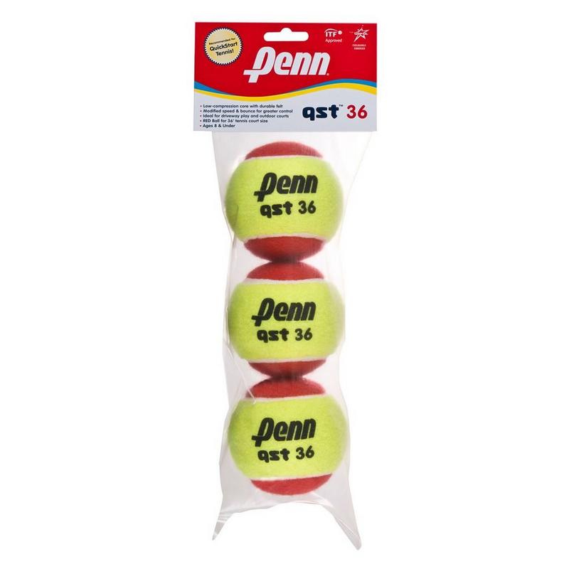 Penn QST 36 Felt Tennis Ball (3 Pack)
