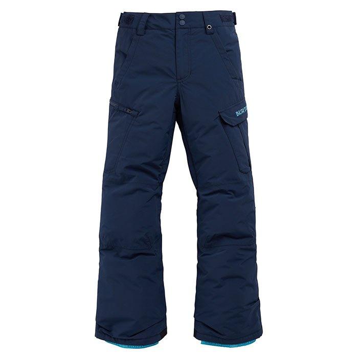 Outbound Junior Asher Insulated Waterproof Kids Winter Ski Snow Pants Cargo  Pockets, Black