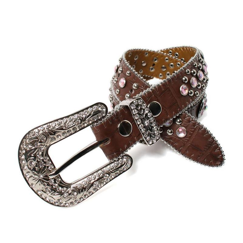 M&F Western Products Kids' Crystal Heart Belt