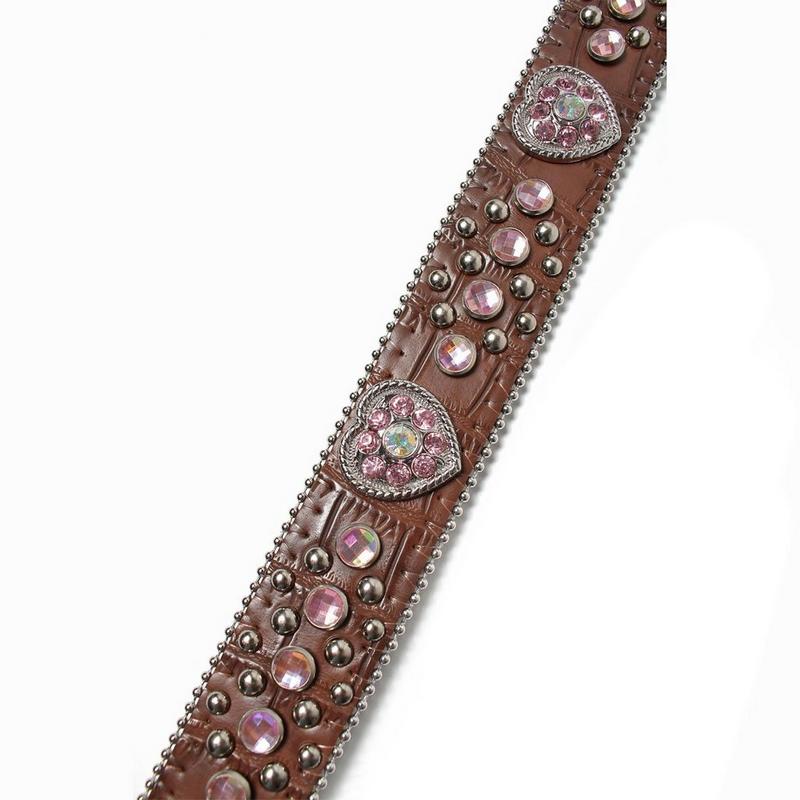 M&F Western Products Kids' Crystal Heart Belt