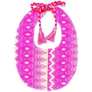 Baby Girls' Braided Tie Bib