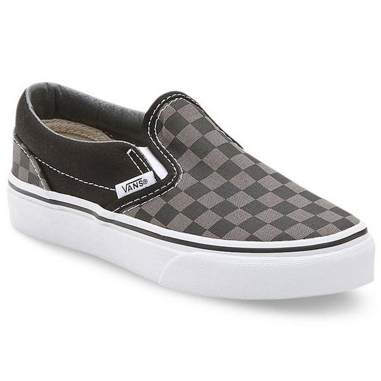 Black slip on vans boys best sale