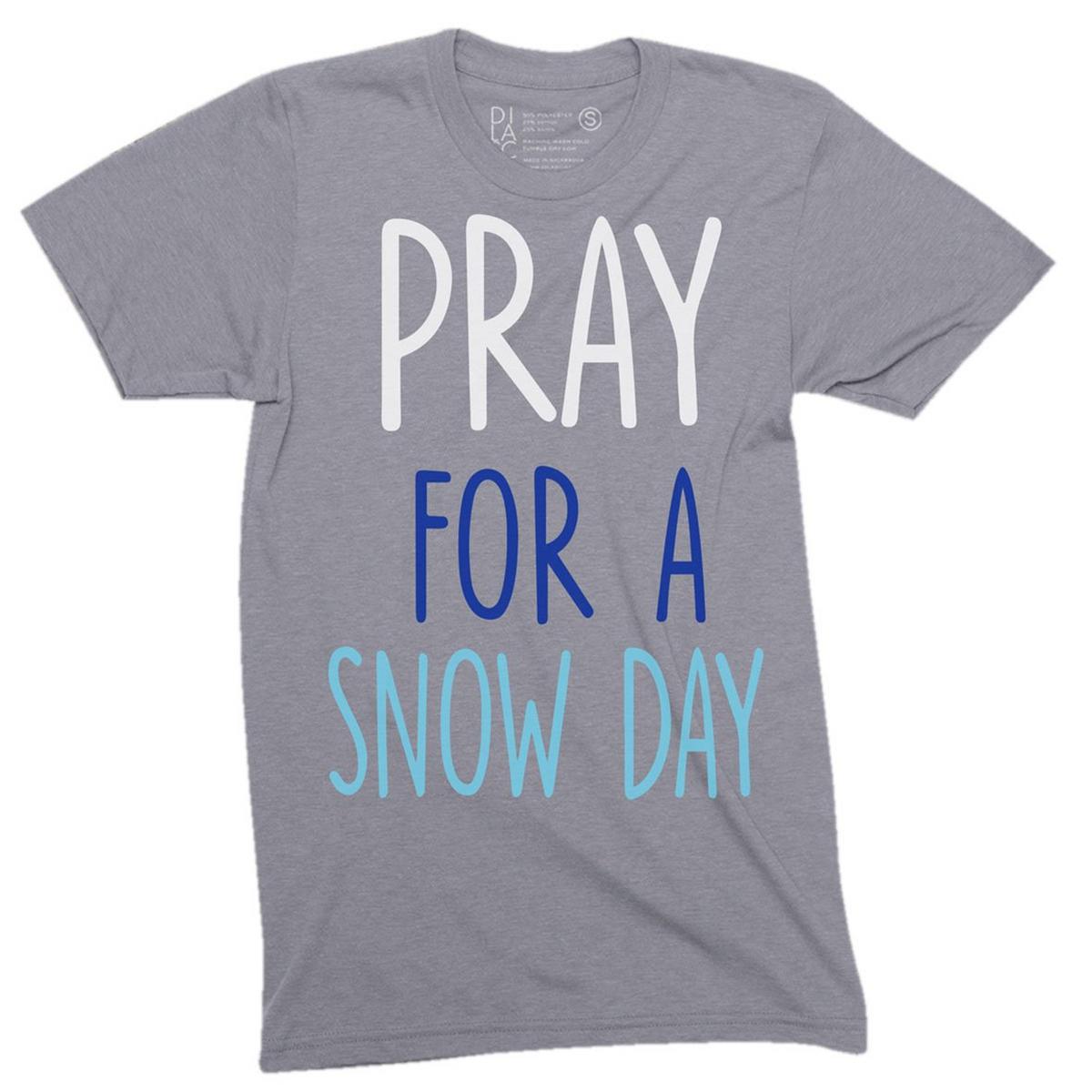 Babies' Pray For A Snow Day T-Shirt