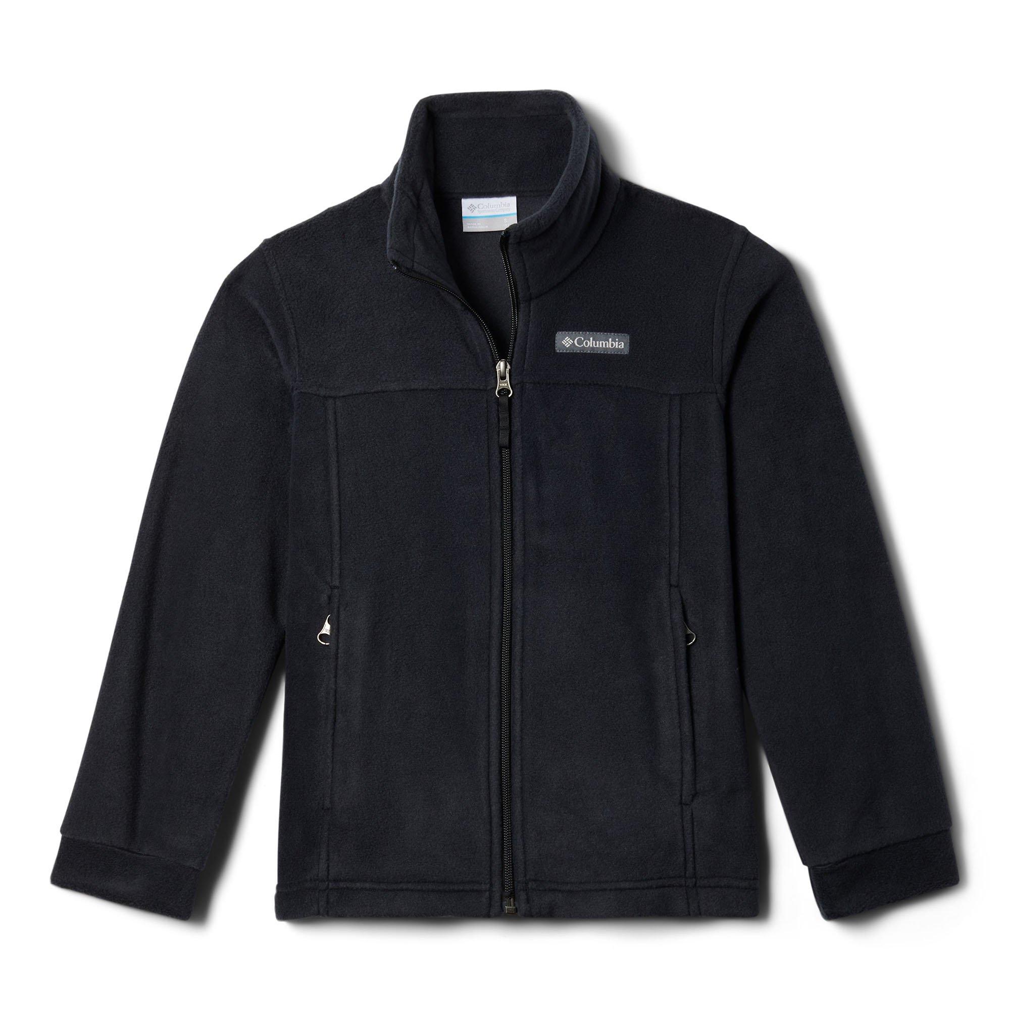 Columbia | Junior's Boy's Steens Mountain II Fleece Jacket, Black, Size Large