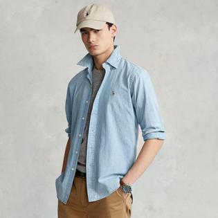 Chemise en chambray pour hommes