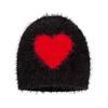 Tuque en tricot avec coeur pour filles