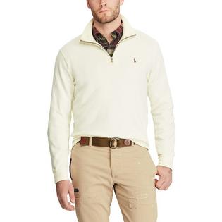 Men's Estate-Rib Quarter-Zip Pullover Top