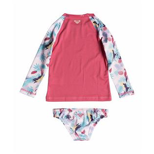 Roxy ENSEMBLE DERMOPROTECTEUR DEUX PI&Egrave;CES VINTAGE TROPICAL POUR FILLES [3-6]