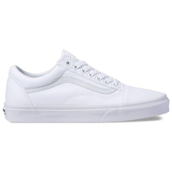 Vans | Unisex Old Skool Shoes, White, Size M6.5/W8