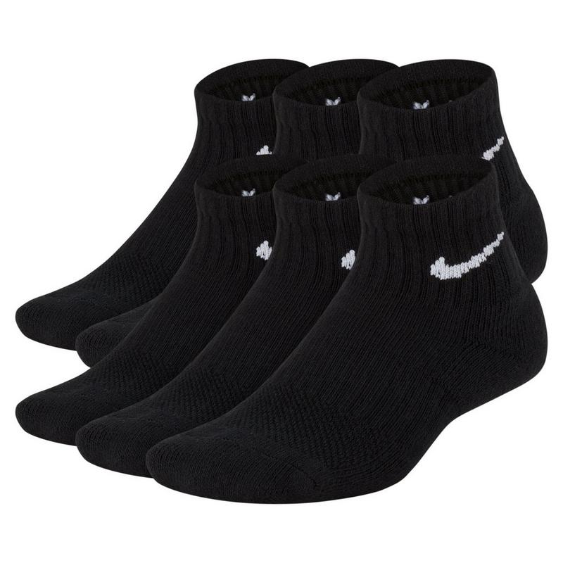 Nike Chaussettes d'entra&icirc;nement Performance Cushioned Quarter pour juniors (6 paires)