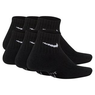 Nike Juniors' Performance Cushioned Quarter Training Sock (6 Pack)