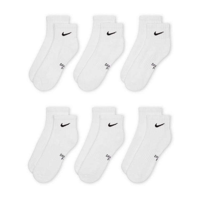 Nike Chaussettes d'entra&icirc;nement Performance Cushioned Quarter pour juniors (6 paires)