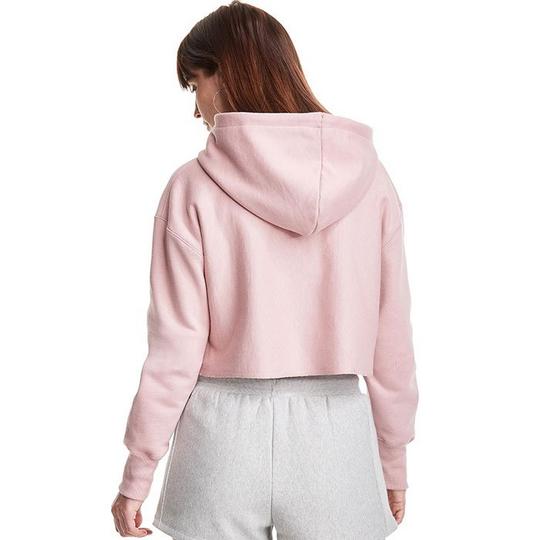 Women s Reverse Weave Crop Hoodie Champion Sporting Life Online