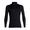 Black | Men's Oasis Long Sleeve Half-Zip Top