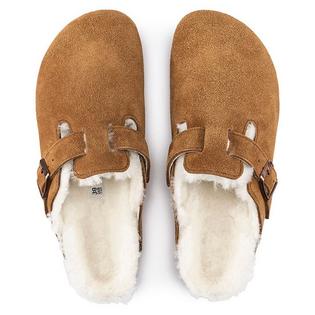 Birkenstock Sabots Boston en fourrure de mouton unisexes
