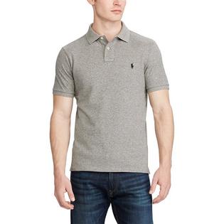 Polo en maille à coupe ajustée pour hommes