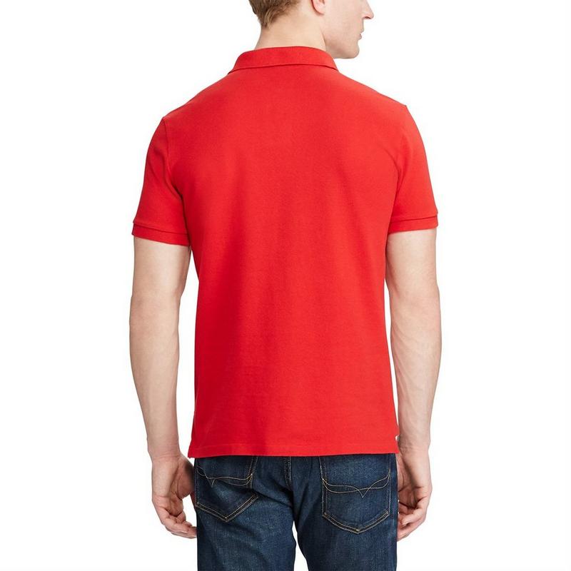 Polo Ralph Lauren Polo en maille &agrave; coupe ajust&eacute;e pour hommes