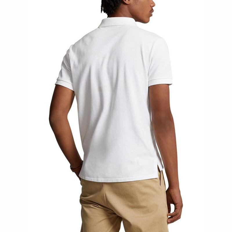 Polo Ralph Lauren Polo en maille &agrave; coupe ajust&eacute;e pour hommes
