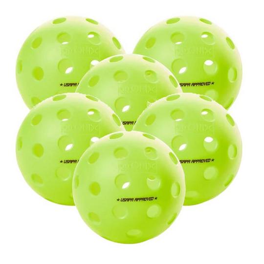 Onix Fuse Outdoor Pickleball  6 Pack 