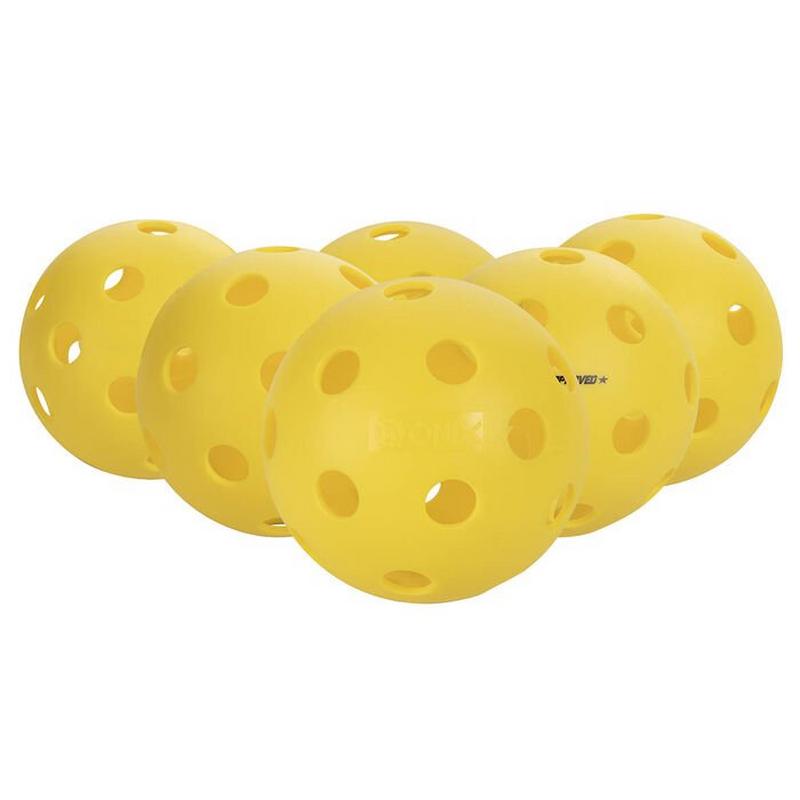 Onix Balles Fuse pour pickleball ext&eacute;rieur (paquet de 6)