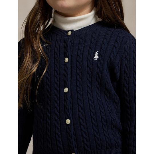 Girls' [2-6X] Cable Knit Cotton Cardigan | Polo Ralph Lauren