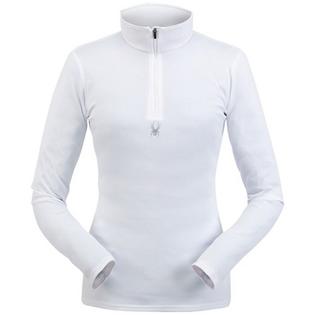 Women's Tempting Zip T-Neck Top